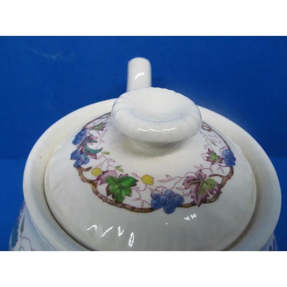 Wedgwood Of Etruria And Barlaston Jefferson Vine TK Porcelain China Teapot
